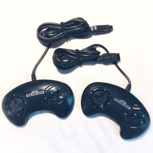 2 Sega Genesis OEM Controllers Model #1650